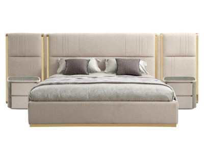 Luxus Design Betten Schlafzimmer Bett Palast Hotel Doppelbett Neu